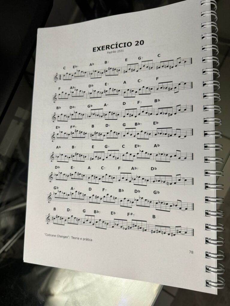 2 LIVROS: "Coltrane Changes" + Aproximações cromáticas