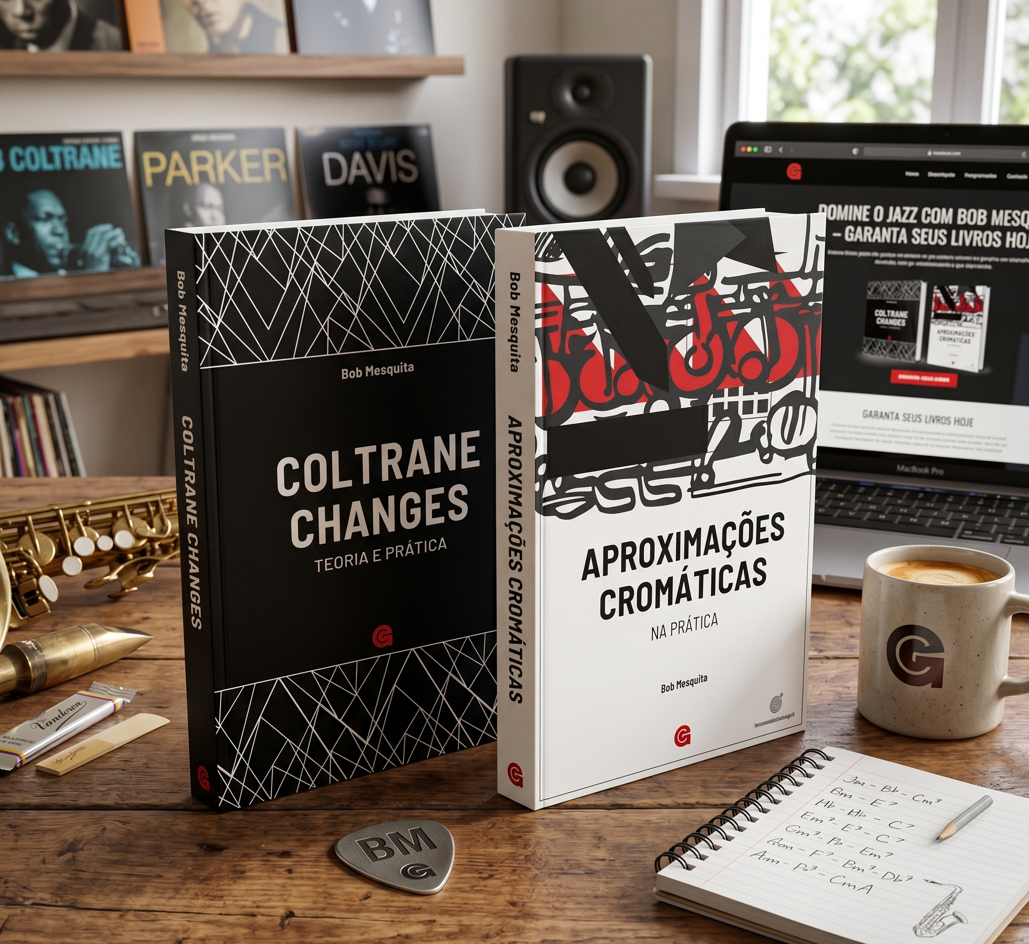 2 LIVROS: “Coltrane Changes” + Aproximações cromáticas